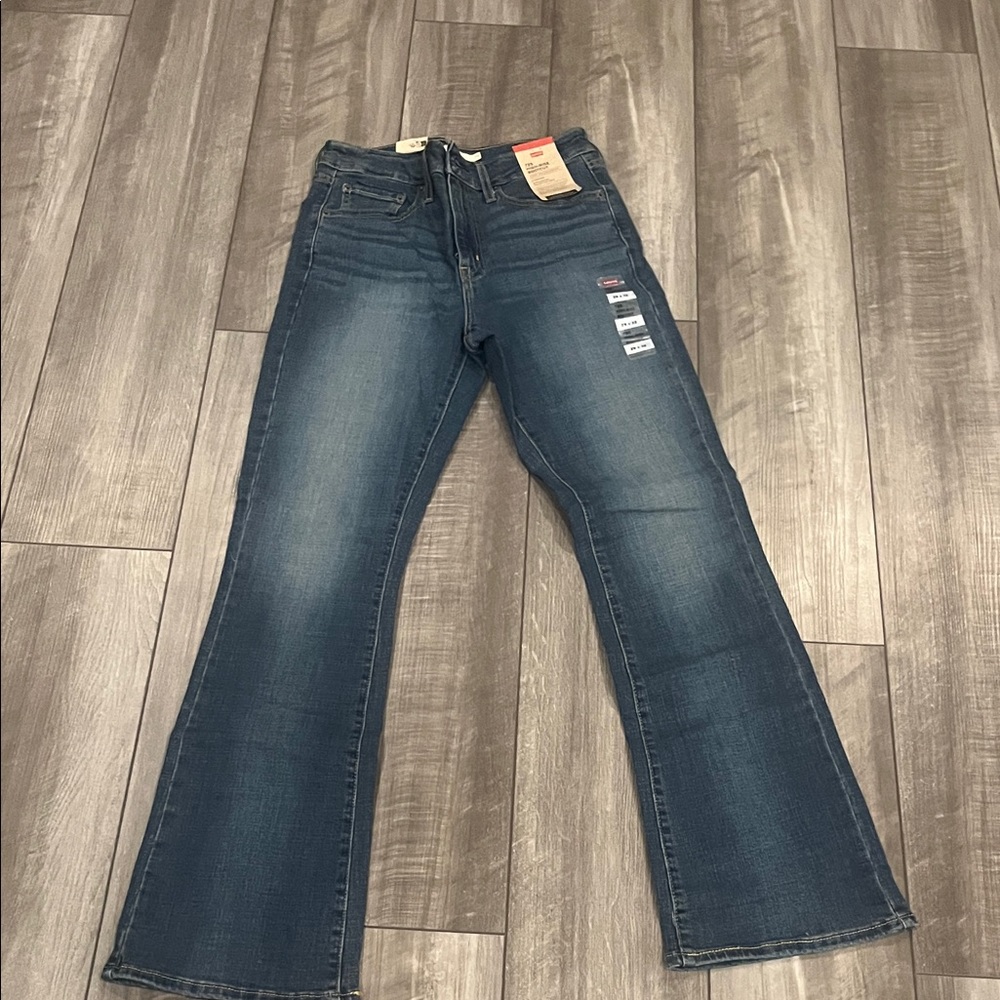 Levi's Women's Dark Blue Flare Jeans